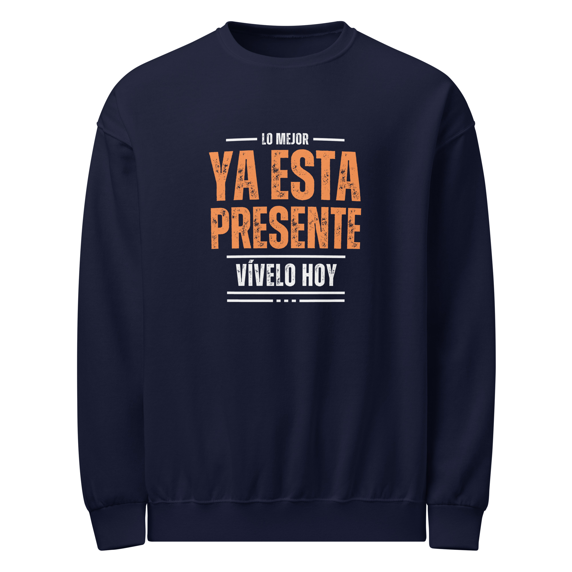 Sudadera cuello redondo